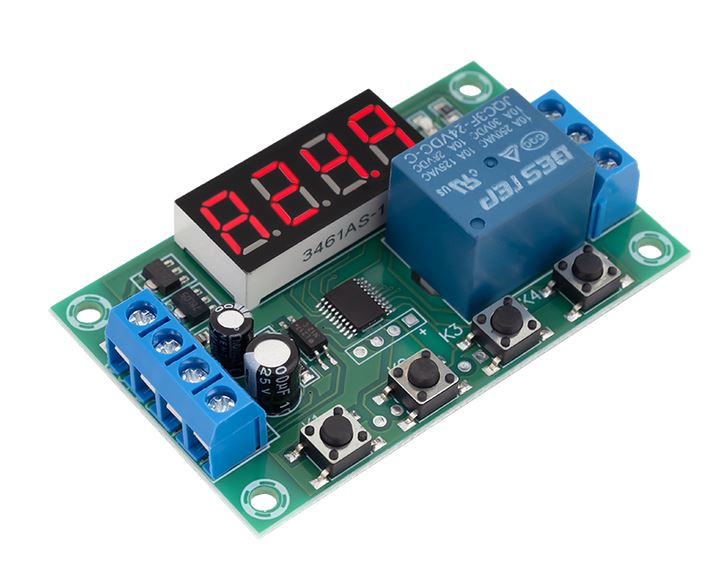 Rels ksleltet, idzt, 0.1mp-999perc, 24V DC, T-100R-PRO-24V